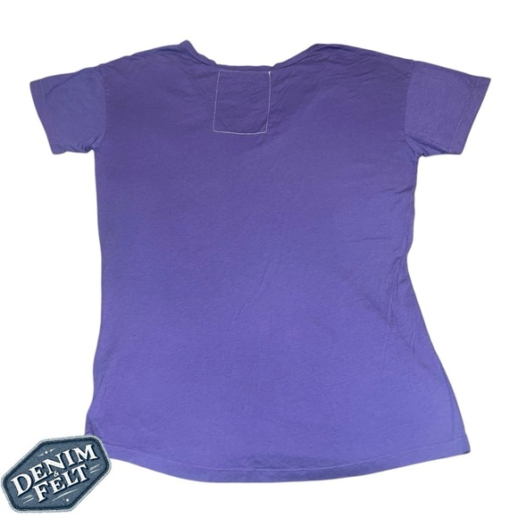 Aviator Nation Women’s Purple Venice Beach V-Neck T-Shirt/Tee | PRELOVED!!💜💜 - Picture 2 of 8